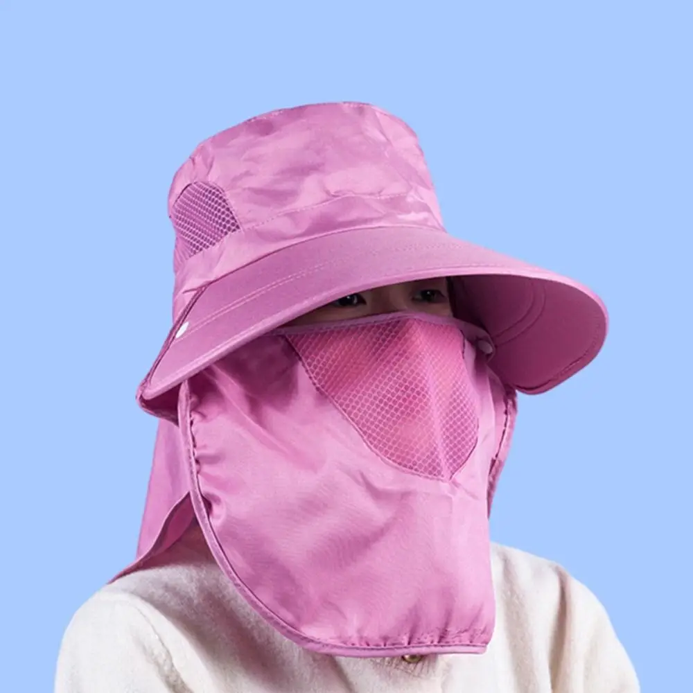 Rosto e pescoço protegem o chapéu solar, Proteção UV ao ar livre do laço, Chapéu de proteção UV, Tampão protetor solar de aba larga para caminhadas e caminhadas