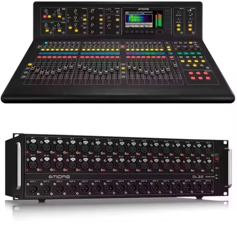 

SPECIAL CLEARANCE SALES OFFER: Midas M32R Live Digital Mixer + DL32 Stage Box + 150' Cat5 Network Cable Spool