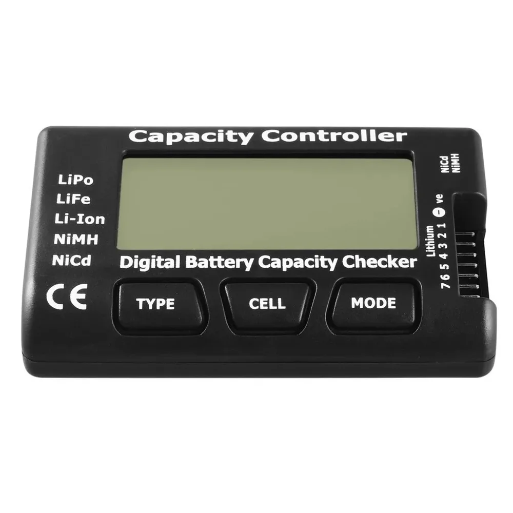 LCD Digital Battery Capacity Checker CellMeter CellMeter7 2-7S 4-7S /CellMeter8 2-8S 4-8S Servo LiPo Li-lon NiMH Battery Tester