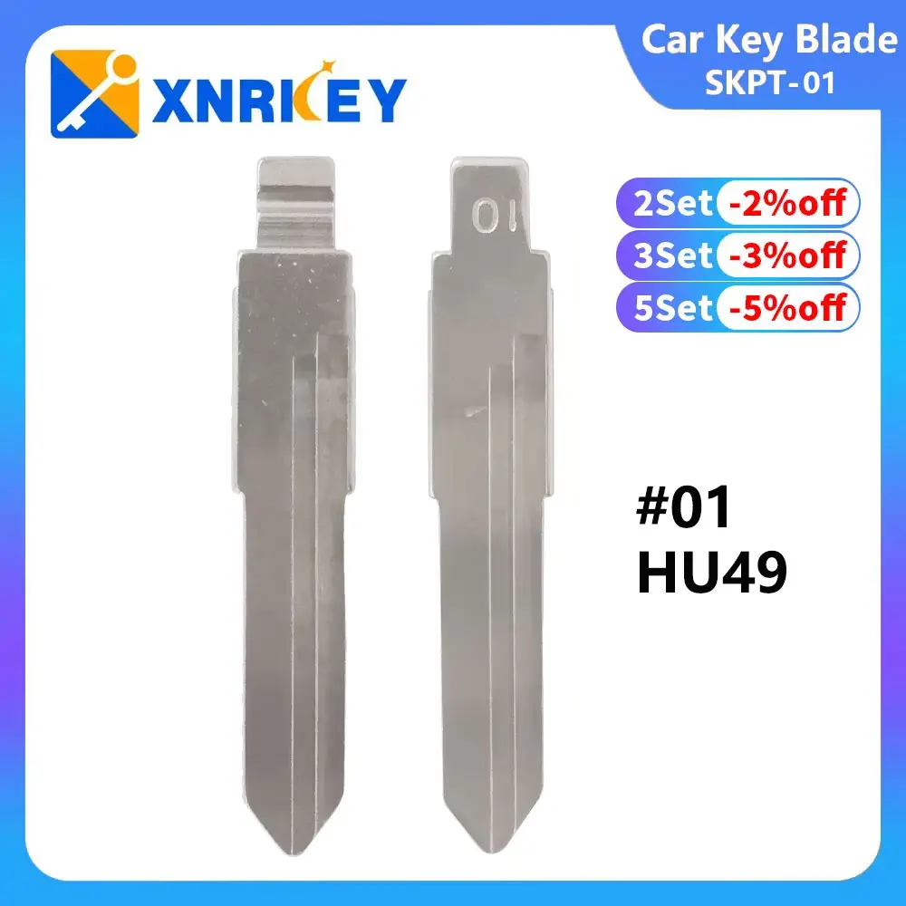 

XNRKEY 1Pcs/Lot For Volkswagen VW Golf Santana Jetta For Skoda For Seat For Audi Uncut Blank Flip Folding Key HU49 Blade #01