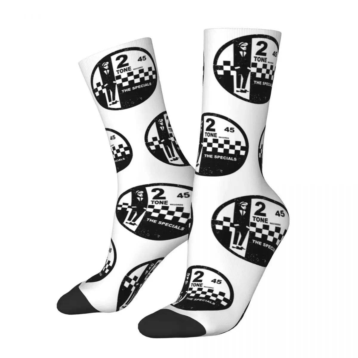 2 Tone Records The Specials Ska Revival Socks for Women Men Merchandise All Season Two Tone 2Tone Ska-rock Crew Socks Non-slip