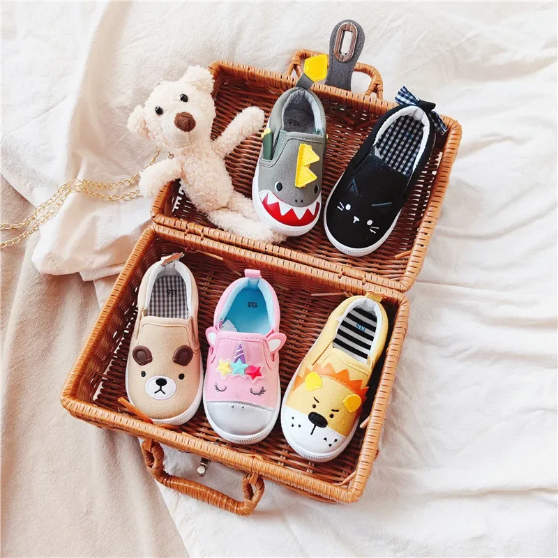 zapatillas Boy Cartoon Baby Walking Shoes Girl Soft Sole Sneakers Canvas Shoes Versatile Baby Items Non Slip Kid Shoes кроссовки