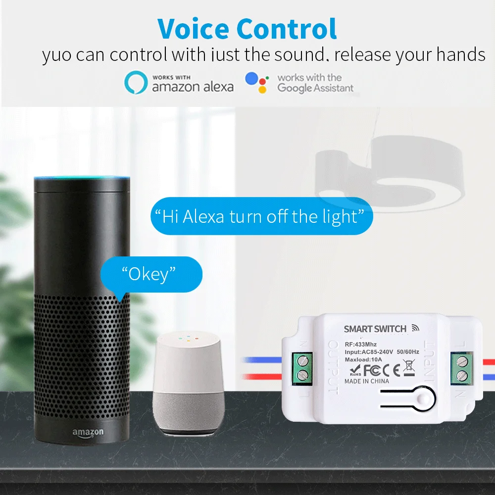 Interrupteur de télécommande sans fil, type 86, aucun câblage requis, librement fixable aux murs, double interrupteur de commande, interrupteur d'éclairage