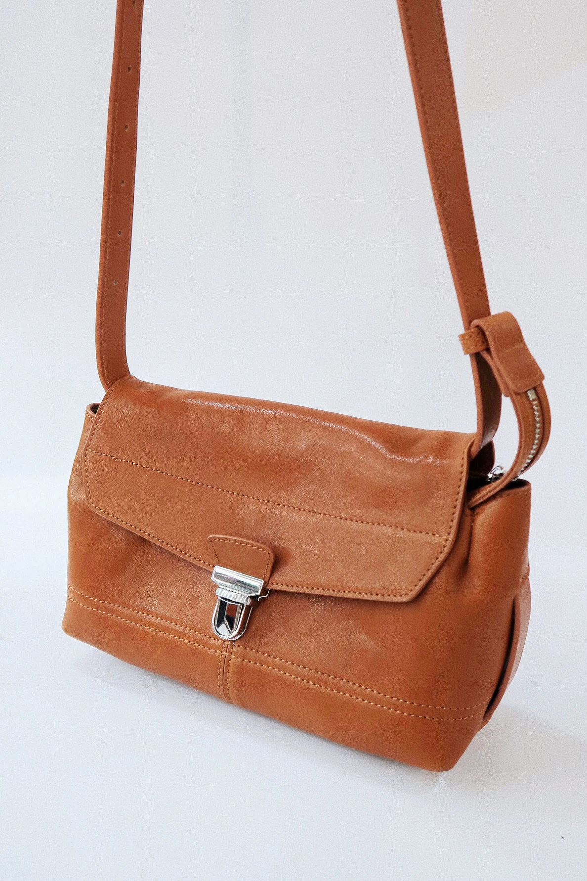 2024SpringSummerCowhideLeatherCrossbodyShoulderBagWomen'sBagFemale'sBag