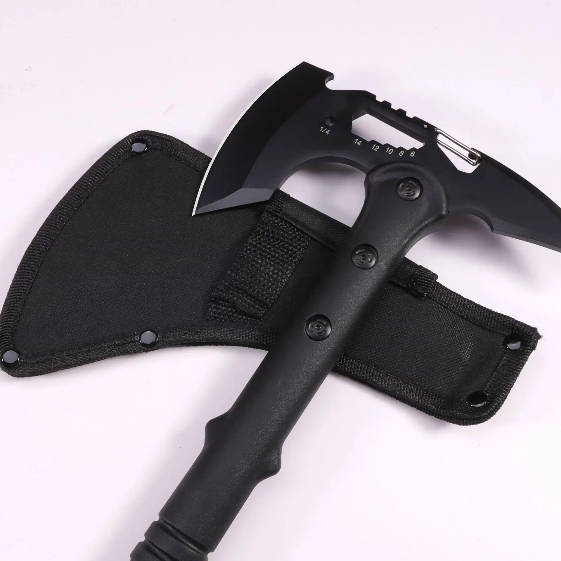 

Outdoor Multifunctional Tactical Axe Engineer Self-defense Hand Axe Tree Chopping Camping Sharp Portable Axe