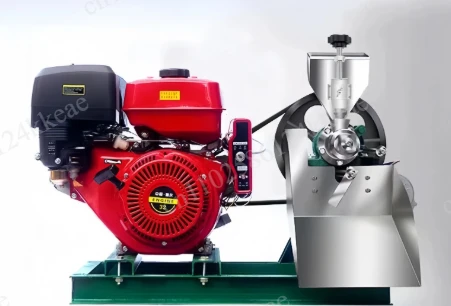 Food puffing machine, grain commercial stall operation simple rice flower machine