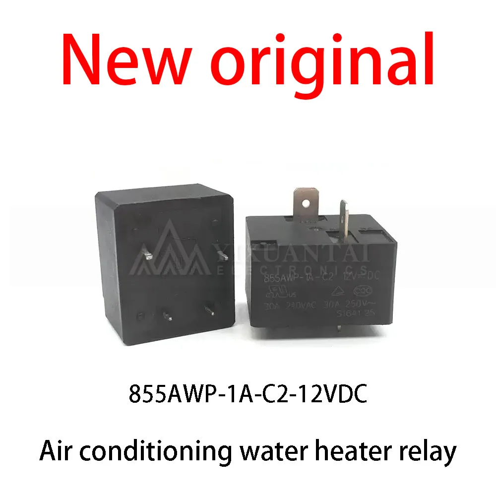 (10pcs) 100% New relay 855AWP-1A-C2-12VDC Air conditioning water heater relay