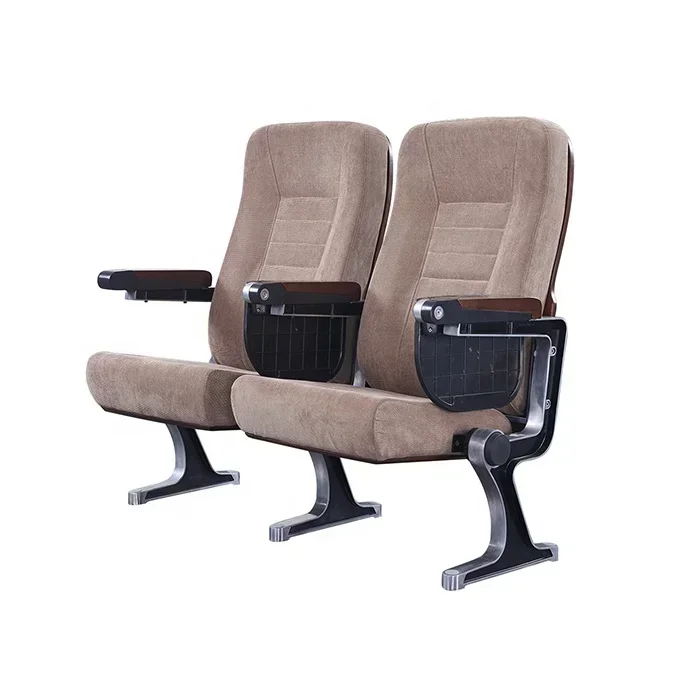 

Auditorium Church Chairs With Writing Pad Theater Seat Lecture Hall Fabric Leather