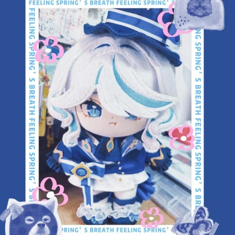 

20cm Game Genshin Impact Neuvillette Plush Doll Stuffed Toy With Dress Up Clothing Cartoon Figure Toys customized Birthday Gifts