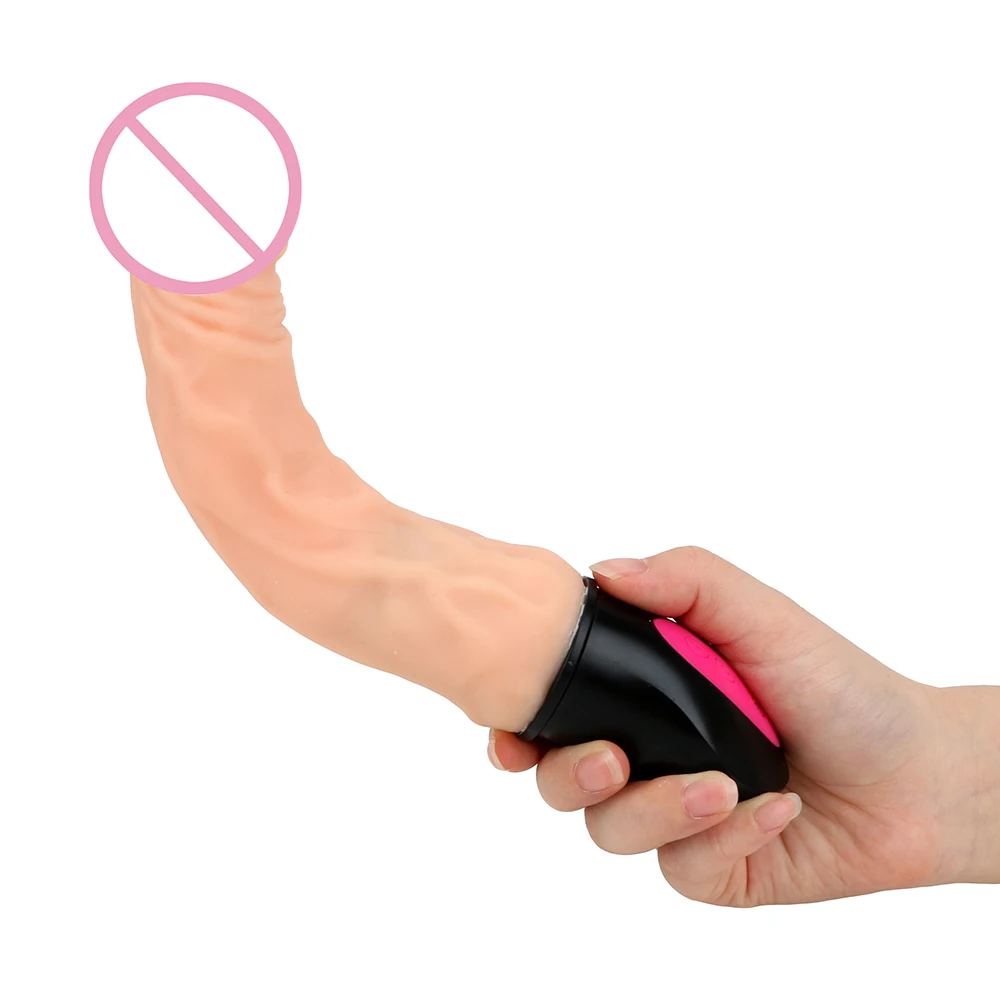 Bendable Sex Toys for Woman 12 Mode Realistic Dildo Vibrator Heating Female Masturbation Flexible Soft Silicone Vagina Massager