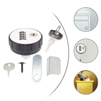 4 Digit Combination Zinc Alloy 20Mm Mechanical Locker Lock For Cabinet Drawer Office Gym Storage Security Safe Combo Lock Door