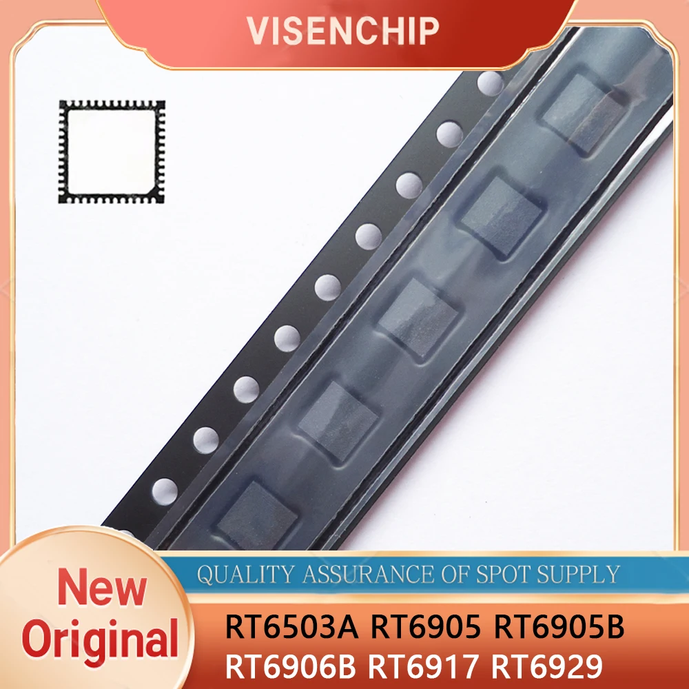 2 peças Novas RT6503A RT6905 RT6905B RT6906B RT6917 RT6929 RT6503AGQW RT6905GQW RT6905BGQW RT6906BGQW RT6917GQW RT6929GQW QFN