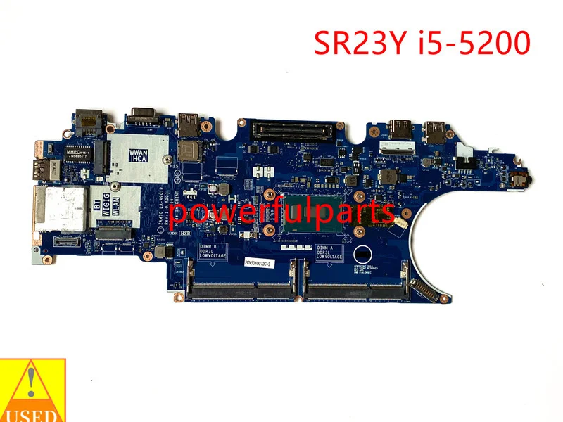 

Working Good For Dell Latitude E5450 Motherboard With SR23Y i5-5200u On-Board 0X4VXX CN-0X4VXX ZAM70 LA-A901P Used Tested Ok