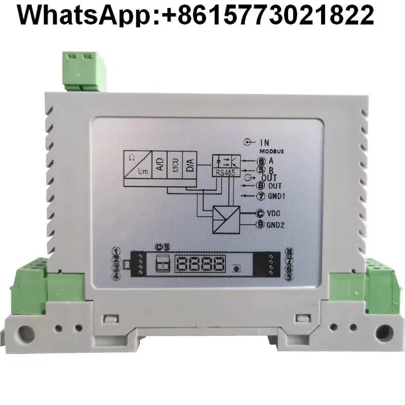

The host computer modbus rtu RS485 controls the analog output DA module 4-20ma/0-5V/0-10v