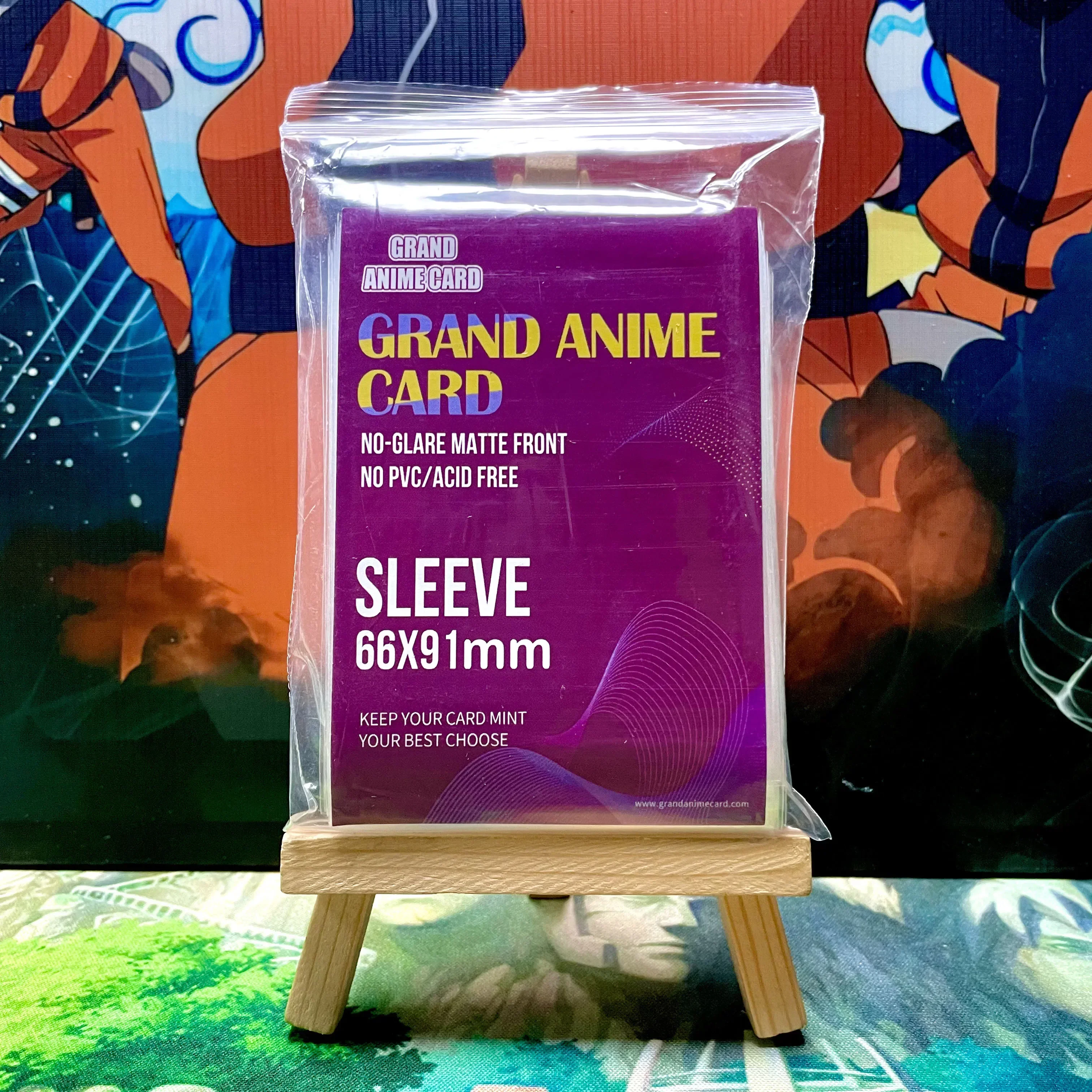 

Naruto Card Sleeve Protector Top Loader Transparent Protect The Kaka Brick Gift Card Game Anime Kids Toys