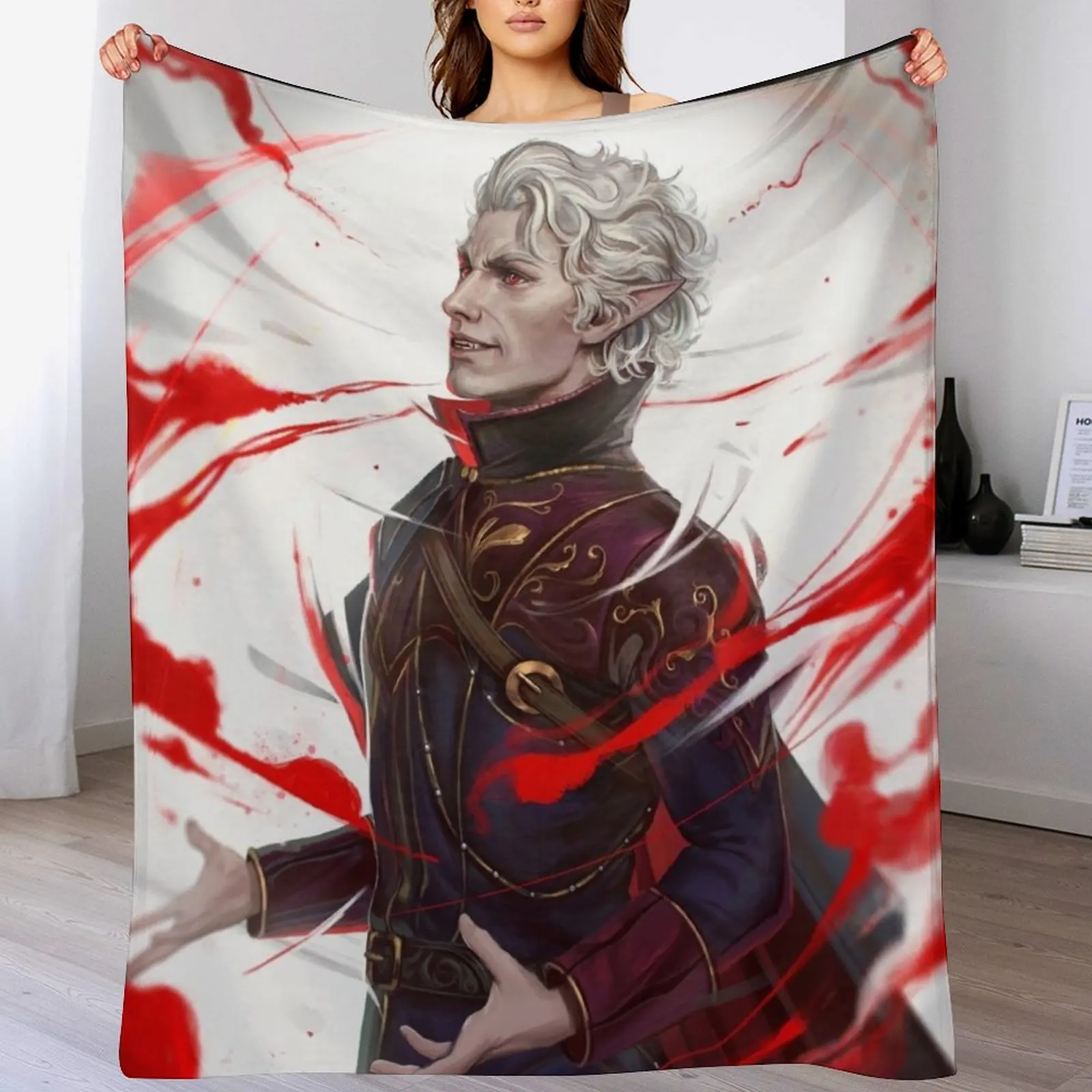 Astarion blood Throw Blanket heavy to sleep sofa bed Blankets