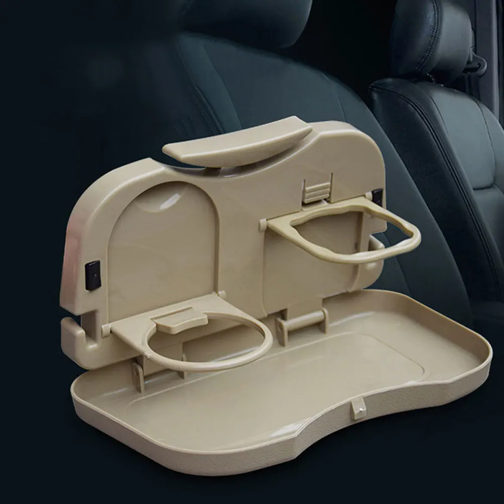 

Car Back Seat Table Car Cup Holder Car Folding Table Auto Drink Food Cup Tray Holder Stand Desk Car Accessories Interior