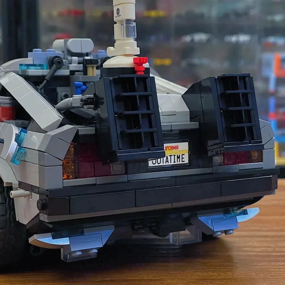 2025 nouveau 10300 retour vers le futur Machine du temps Compatible DMC-12 construction briques de voiture technique construire décor à la maison pour cadeaux