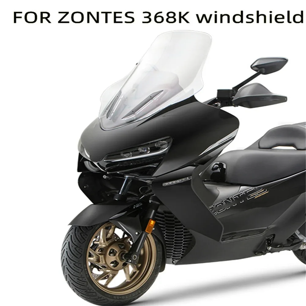 windshield modification For ZONTES 368K raising and widening the front windshield 368K windshield and rain shield accessories