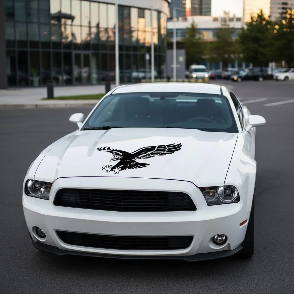 

Крутые наклейки на автомобиль с рисунком черного орла, водонепроницаемые, для самостоятельного дизайна и декора авто, размер 5x3 дюйма
