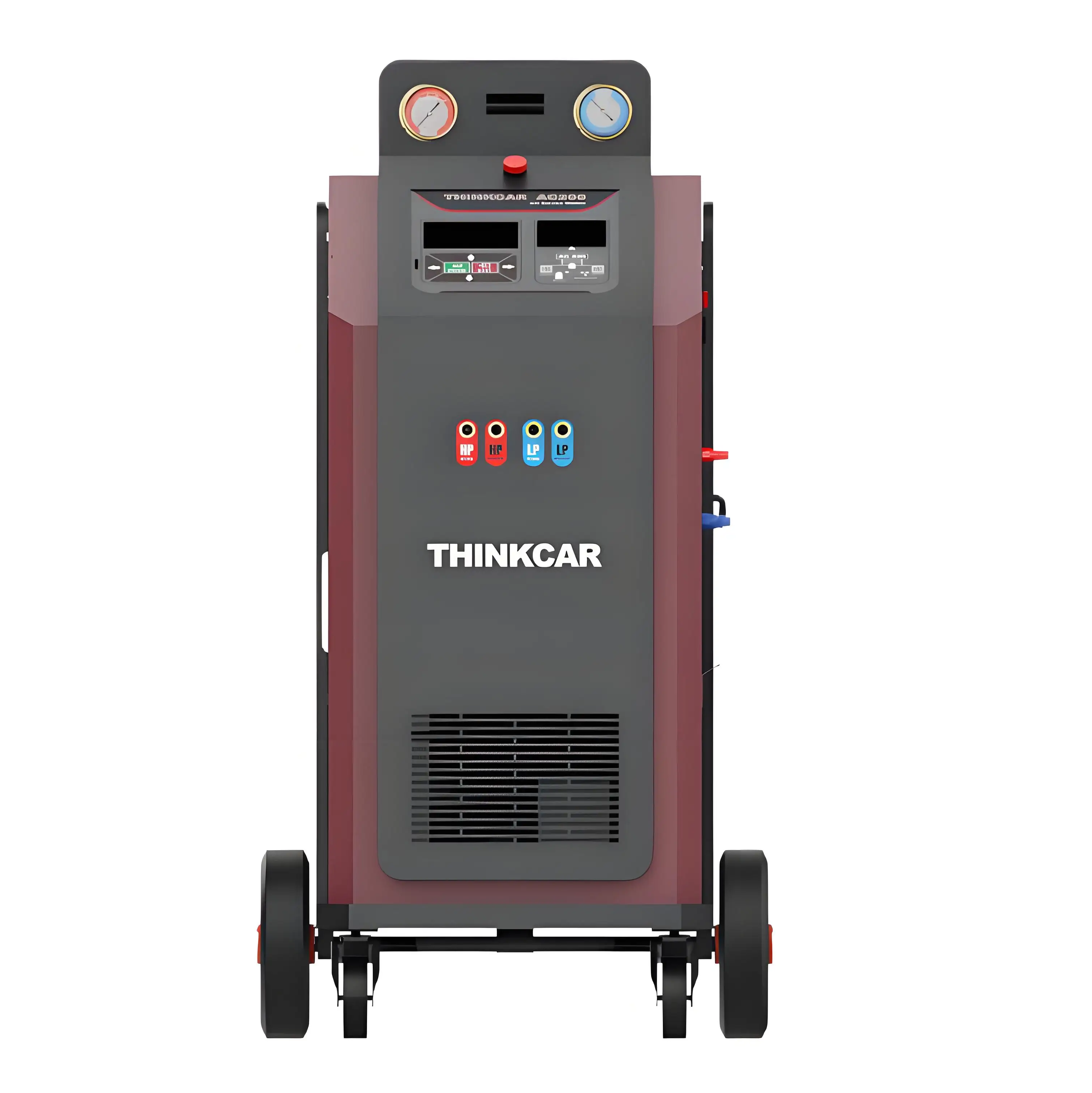 THINKCAR AC200 Dual System Car A/C Service Station Refrigerant Recovery Filling Vacuuming Refueling Car AC Service Machine