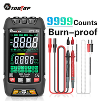 TOOLTOP ET8135 Color Intelligent True RMS Digital Multimeter 9999 Counts High-precision NCV Test Voltage Meter Ammeter Ohmmeter