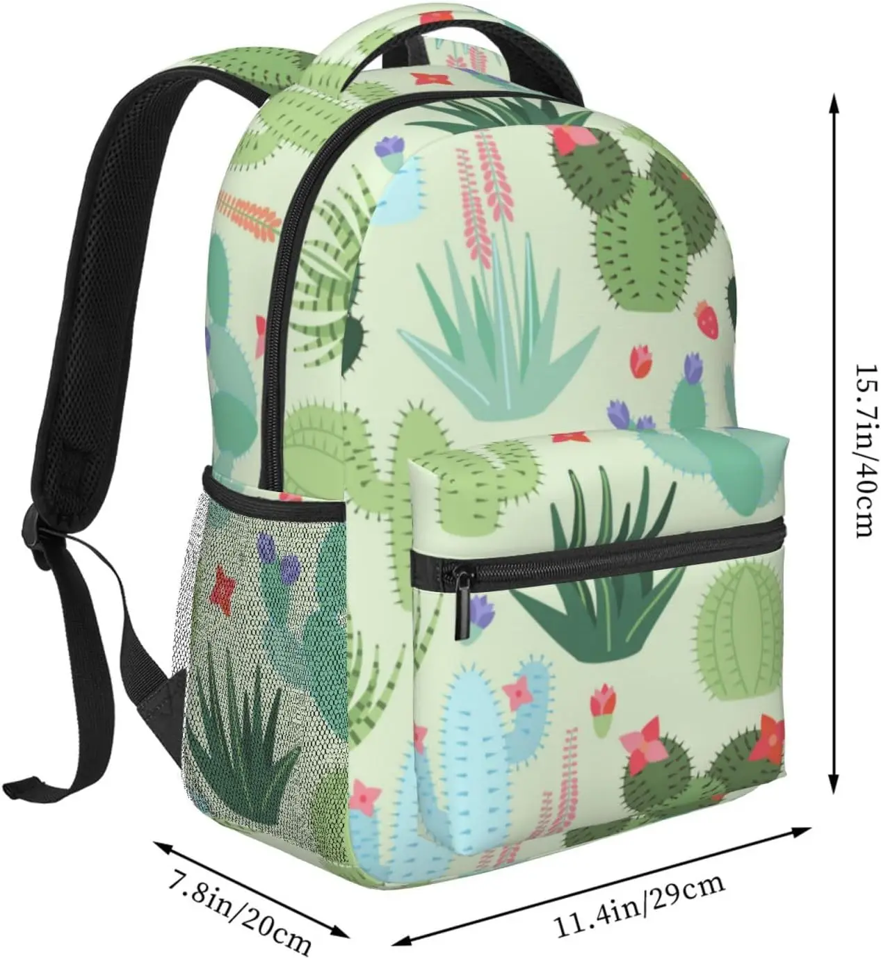 Cactus And Succulents Backpack Travel Bag for Men & Women Lightweight College