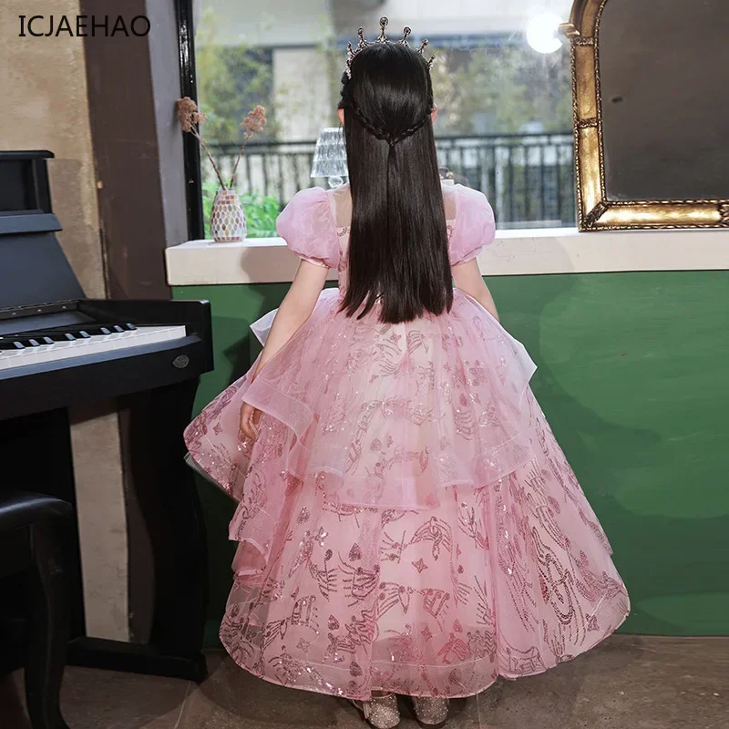 2023 kinder Tutu Kleid Neue Frühling Sommer Passenden Super Fee Blumenmädchen Hochzeit Geburtstag Host Prinzessin Kleidung