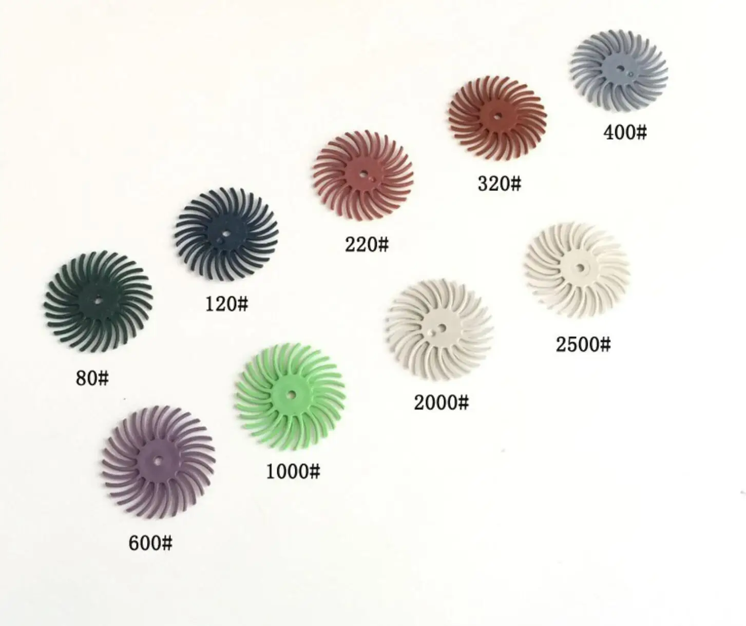 1Inch Radial Bristle Disc Kit Abrasive Brush 1/8