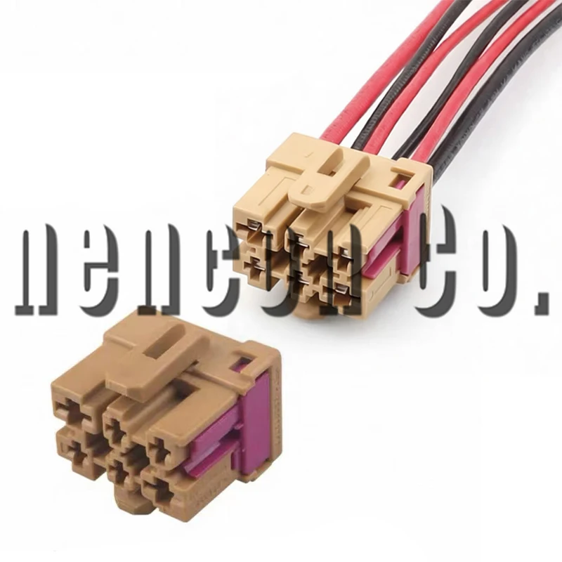 

1 set car 6 pin connector female plug car automatic blower resistance plug 1J0937731A for VW Audi