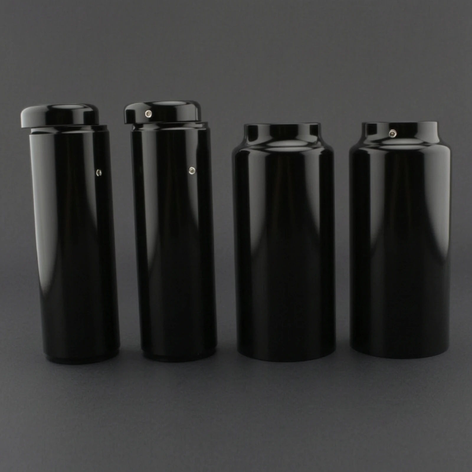 6 Pieces Front Fork Decorative Covers Blacked-out Front Fork Covers Long-Lasting Dustproof for Cruiser Owners