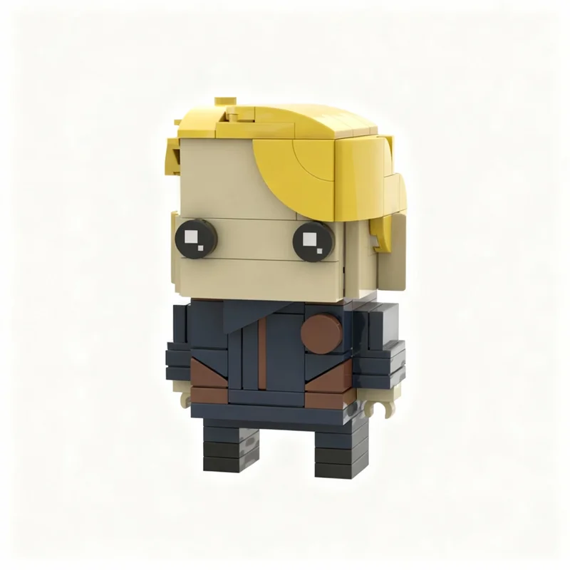 156pcs MOC Lt Nilsson Brickheadz Model Building Blocks Construction Toy Christmas Gifts DIY Creative Idea Education Birthday