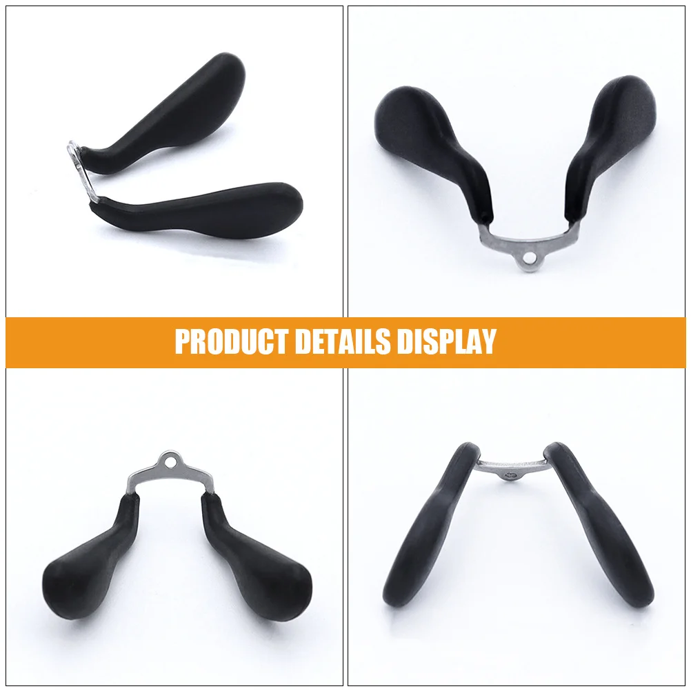 2Pcs Eyeglasses Nose Pads Silicone Nose Cushions High Durability Non-Slip Adjustable for All Frame Types Glasses Frame Supplies