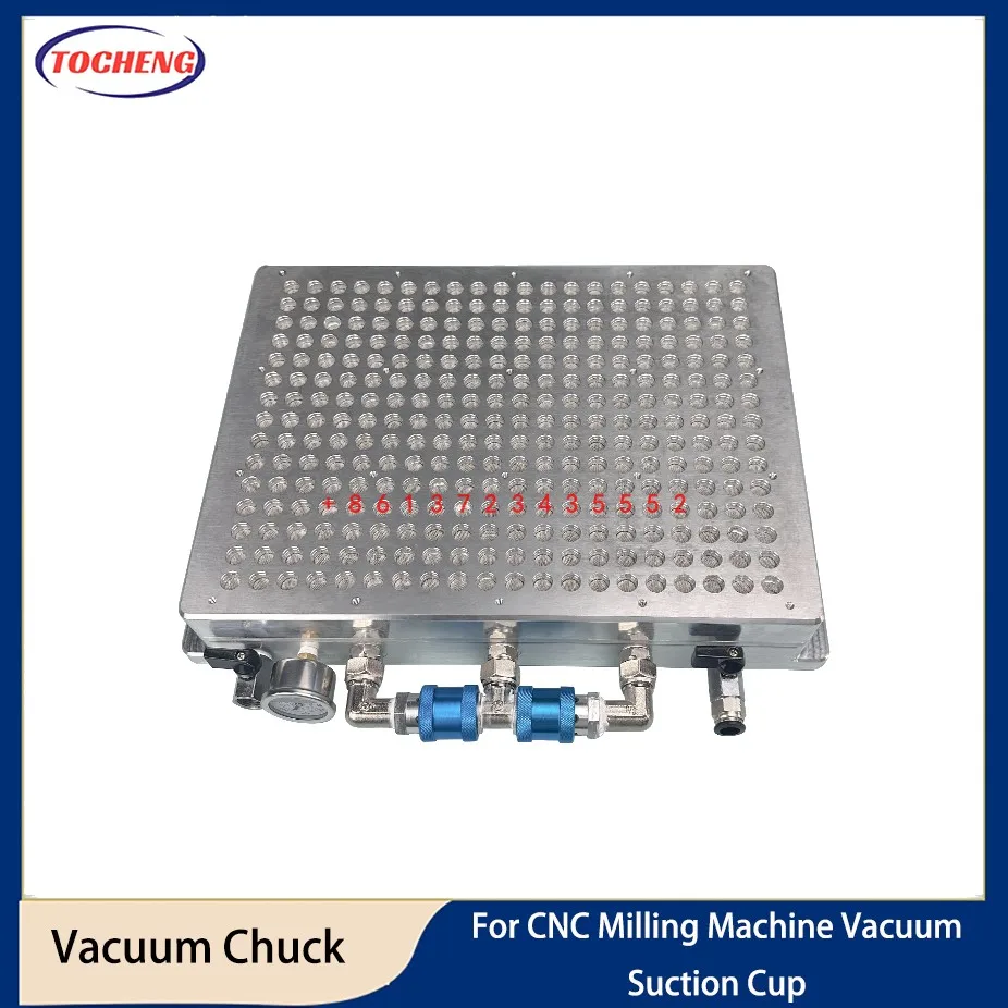 Vacuum suction cup industrial CNC non-sealing strip vacuum pump strong adsorption porous milling machine processing center