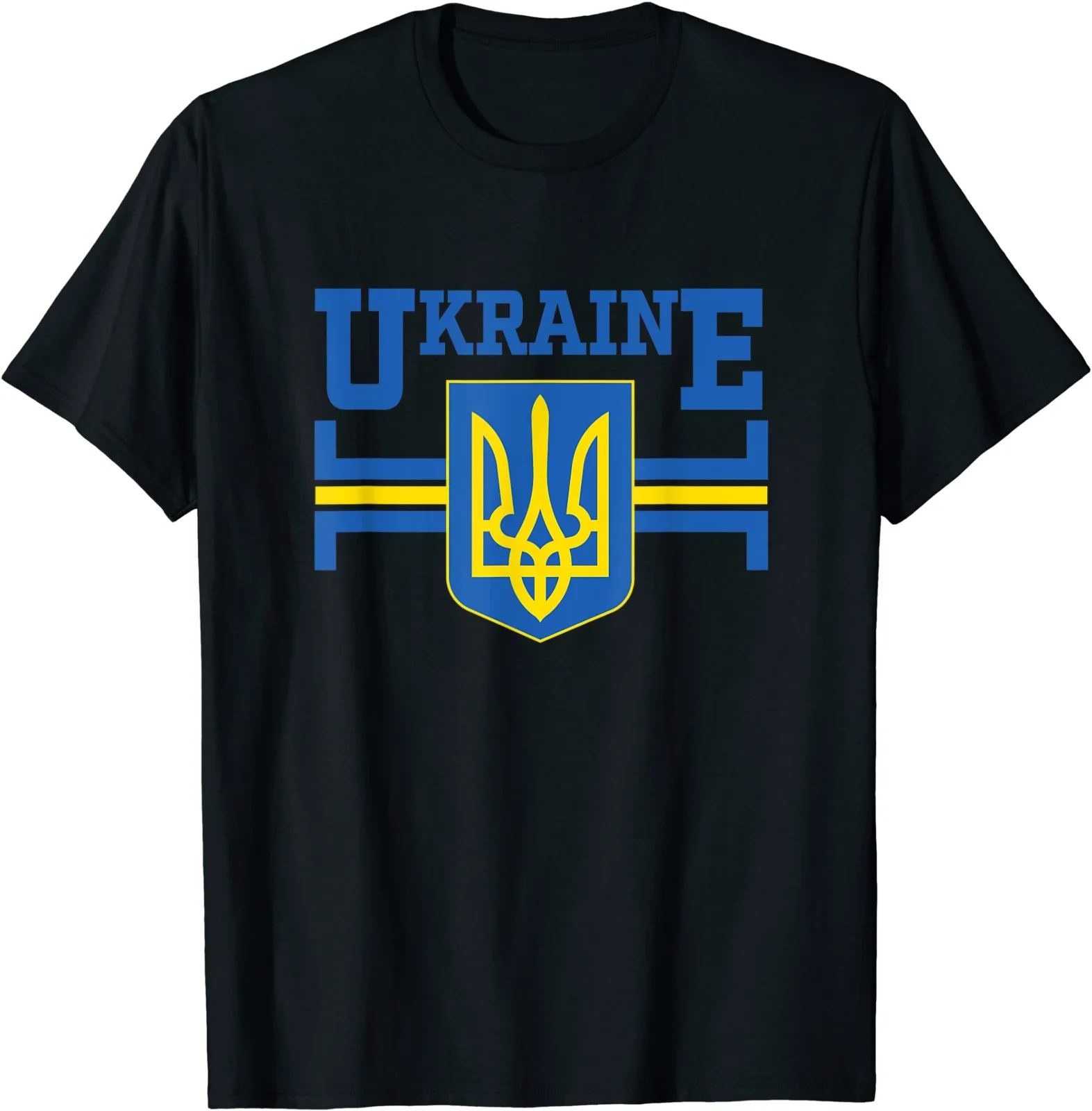 

Ukrainian Flag Vintage Heritage Men T-Shirt Short Sleeve Casual 100% Cotton O-Neck Summer Tees