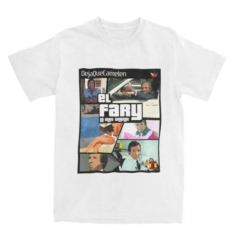 Fashionable Street Wear T-shirt El Fary T-shirt Spanish Casual T-shirt Adult Beach Y2K Basic Casual Short Sleeved Women Clothing