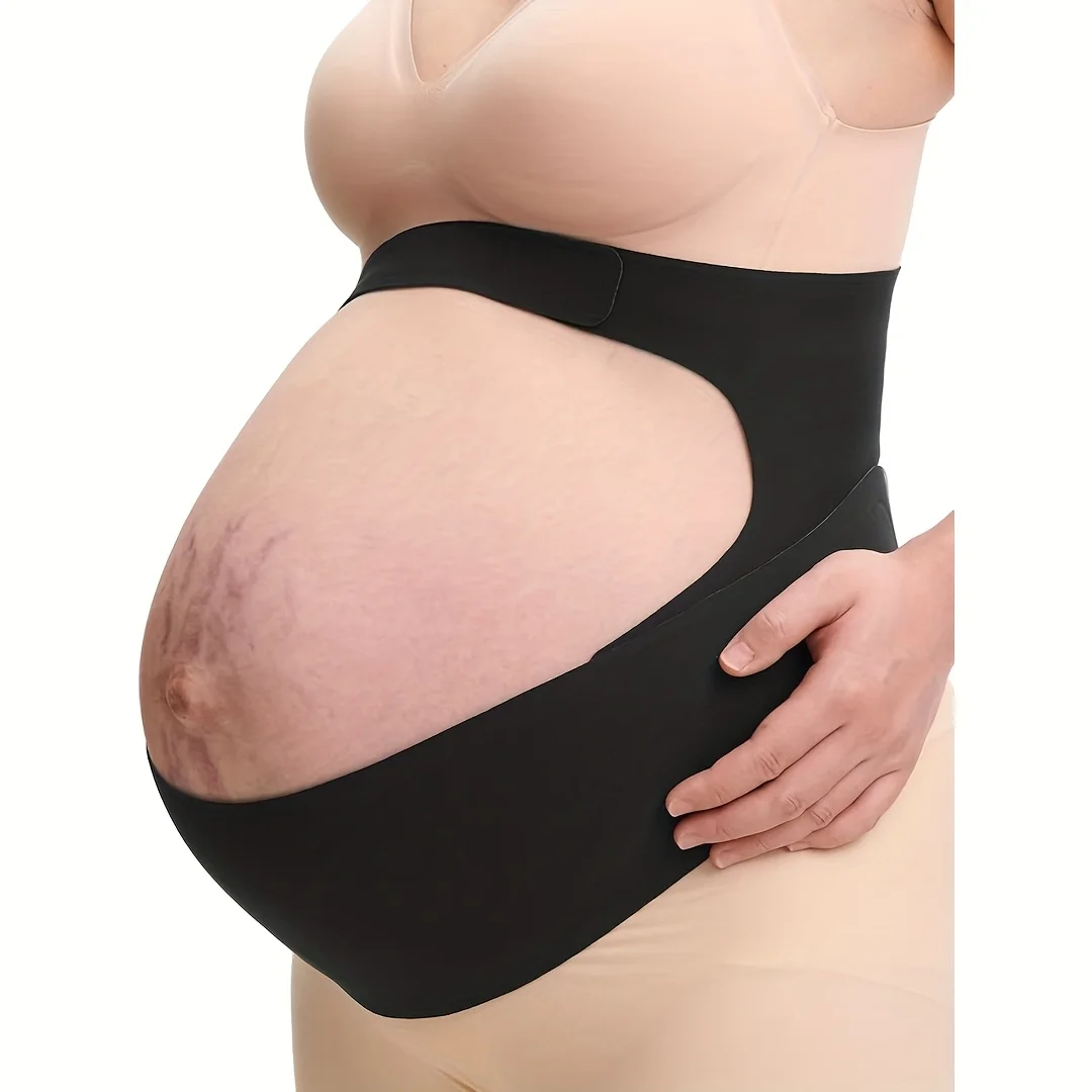 

Pregnant Women Support Belly Band Adjustable Two-Sided High Elasticity Postpartum Recovery Abdomen Brace Protector Pregnancy