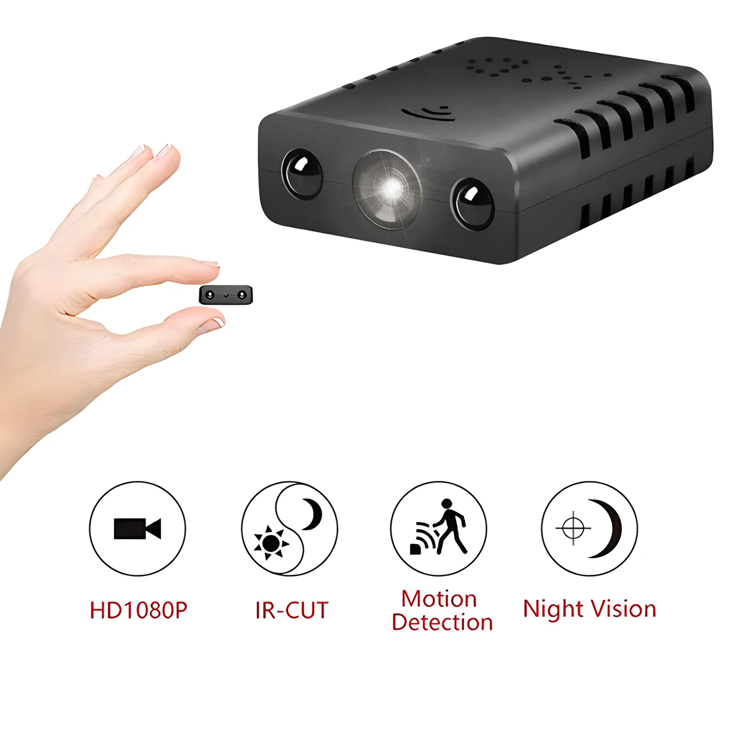 1080P HD Mini Camera WIFI Smart Home Security Protection Smallest Invisible Cam Night Vision IP Body Cam