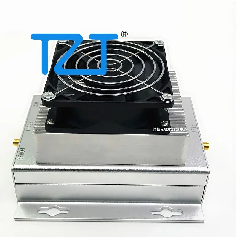 TZT 주파수 변조 70-110MHz 100W 전력 증폭기 SMA 암 커넥터가 있는 20-30V 50ohms RF 액세서리