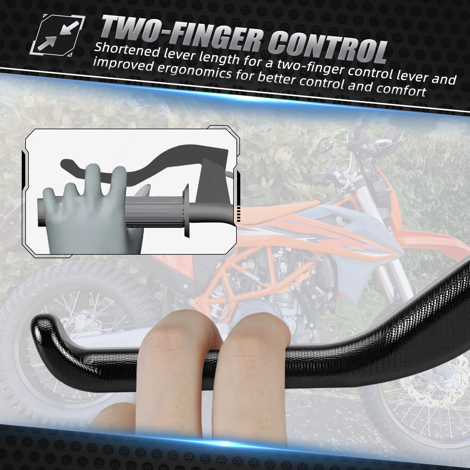 NICECNC For KTM 690 Enduro R 690 SMC R 2024 Shorty Brake Clutch Lever For Husqvarna 701 Enduro /Supermoto 2024 GasGas 700 SM/ES view 3
