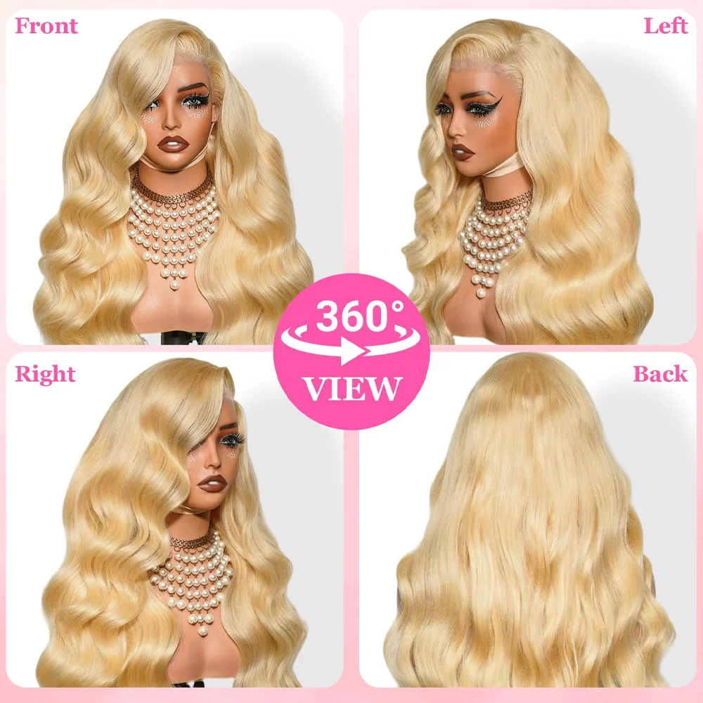 30-calowa peruka z koronkowym – 613 Blonde Body Wave Lace Front Wig recenzja i cena