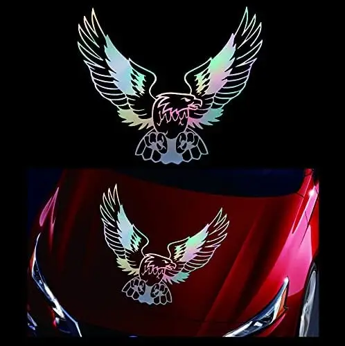 

Laser Eagle Vinyl Sticker Car Hood Body Side Door Decor Graphics Decal Universal