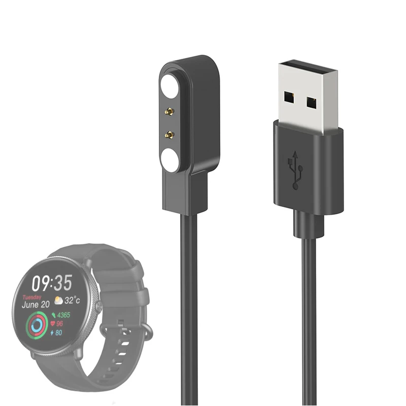 Dock Charger Adapter Smartwatch USB Charging Cable Power Charge Wire For Zeblaze GTR 3 Pro Sport Smart Watch Accessories