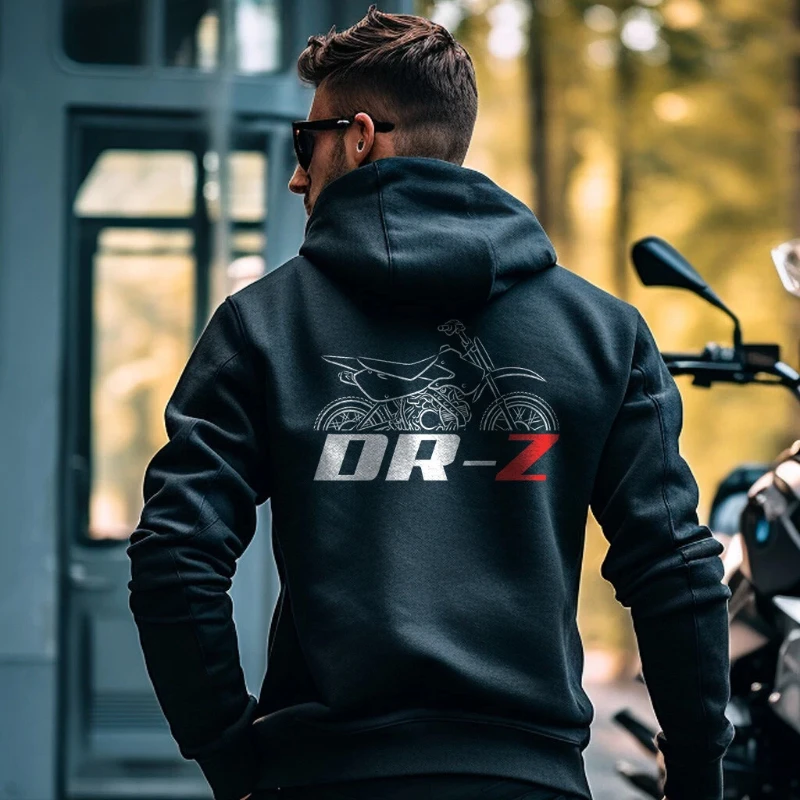 

2023 Осенне-зимняя мужская мотоциклетная толстовка DRZ 110 для гонщиков, высококачественная роскошь для мужчин и женщин, топ Y2k