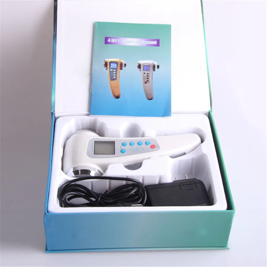 4-in-1 Ultrasonic Photon Beauty Device 3MHz & 1Mhz Skin Care Multifunctional Weight Loss Photon Ultrasound for Facial Treatment