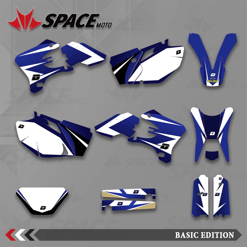 

SPACE MOTO графический фон наклейки наклейки мотоцикл для YAMAHA 03-04 05-06 WRF 250 450