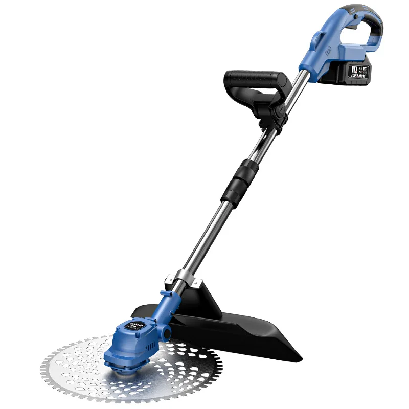 Brushless electric lawn mower Multifunctional lawn mower Small household handheld rechargeable lawn mowing artifact