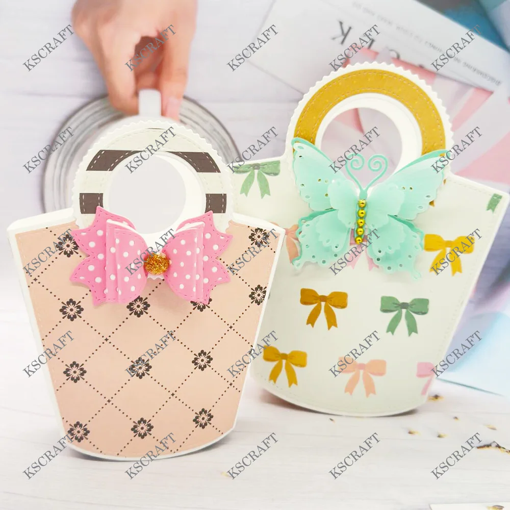 KSCRAFT 3D torba wiosenna wykrojniki szablony dla DIY Scrapbooking dekoracyjne tłoczenie kartki DIY — zdjęcie 5