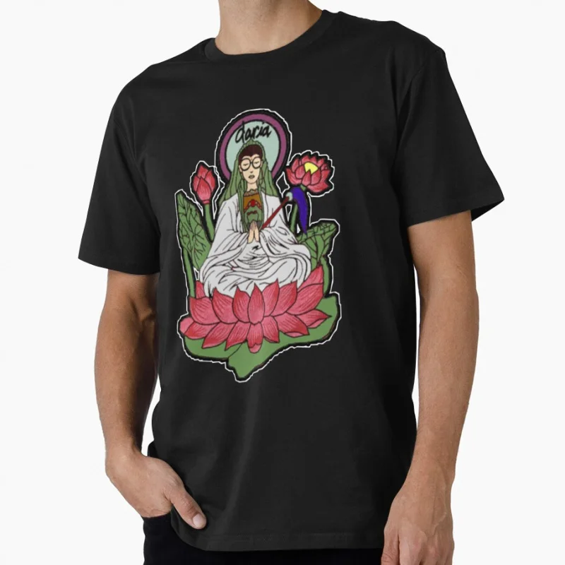 

Funny Daria 90s Nostalgia cartoon Retro Sick sad world tv shows Gift t shirt for man Large size Tops 100% cotton print Clothes