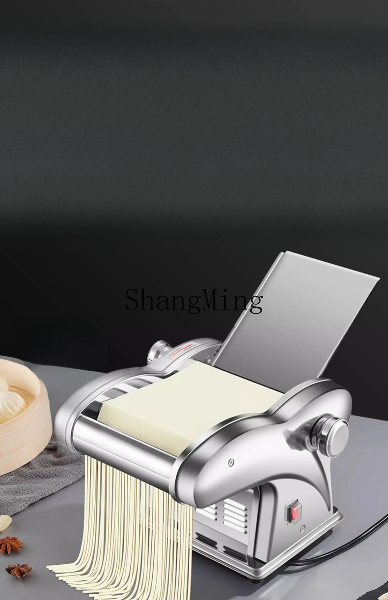 ماكينة ضغط المعكرونة الكهربائية المنزلية ZYY ماكينة لف متعددة الوظائف من الفولاذ المقاوم للصدأ التجارية الأوتوماتيكية الصغيرة #5